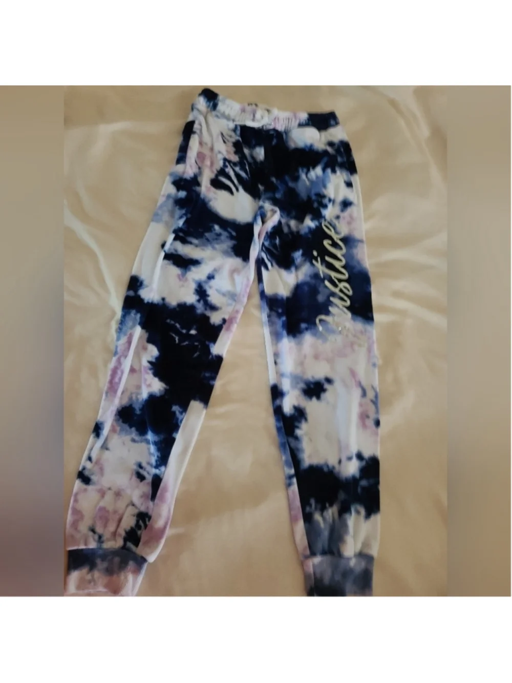 Justice Girls Tie Dye Hoodie & Jogger Set Size M (10) 2pc
